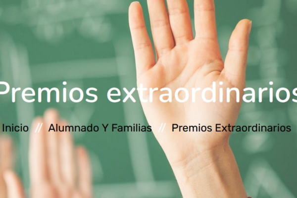 Premios extraordianriosBachillerato