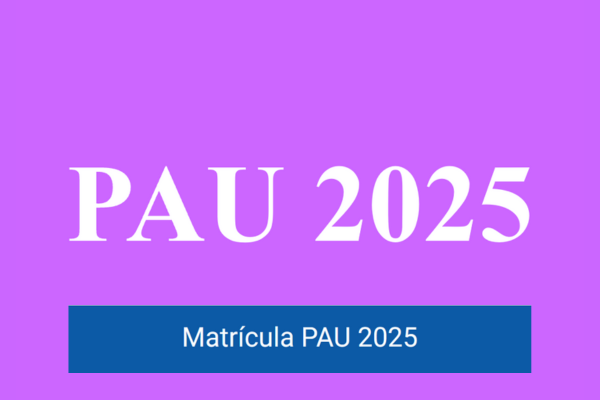 PAU 25 Matricula