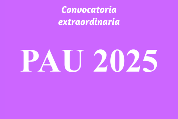 PAU 25 extraordinaria